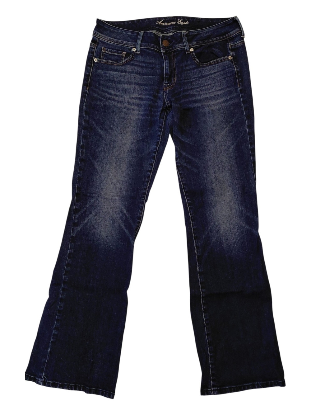 American Eagle Outfitters Women's Dark Blue Original Boot Jeans